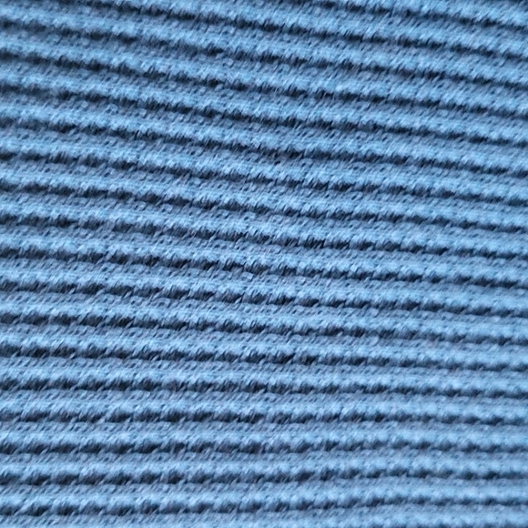 Woman Within teal short sleeve waffle knit crew neck tee NWOT - Picture 4 of 7